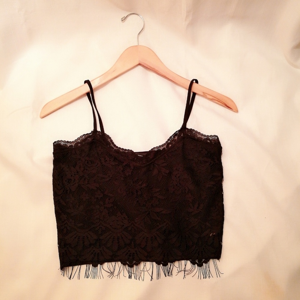 Atomsphere lace crop top